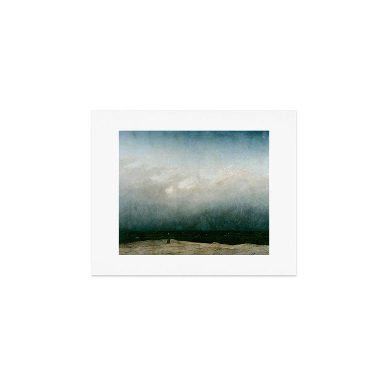 The Monk by the Sea by Caspar David Friedrich 1808 Art Print Gallery Image 1
