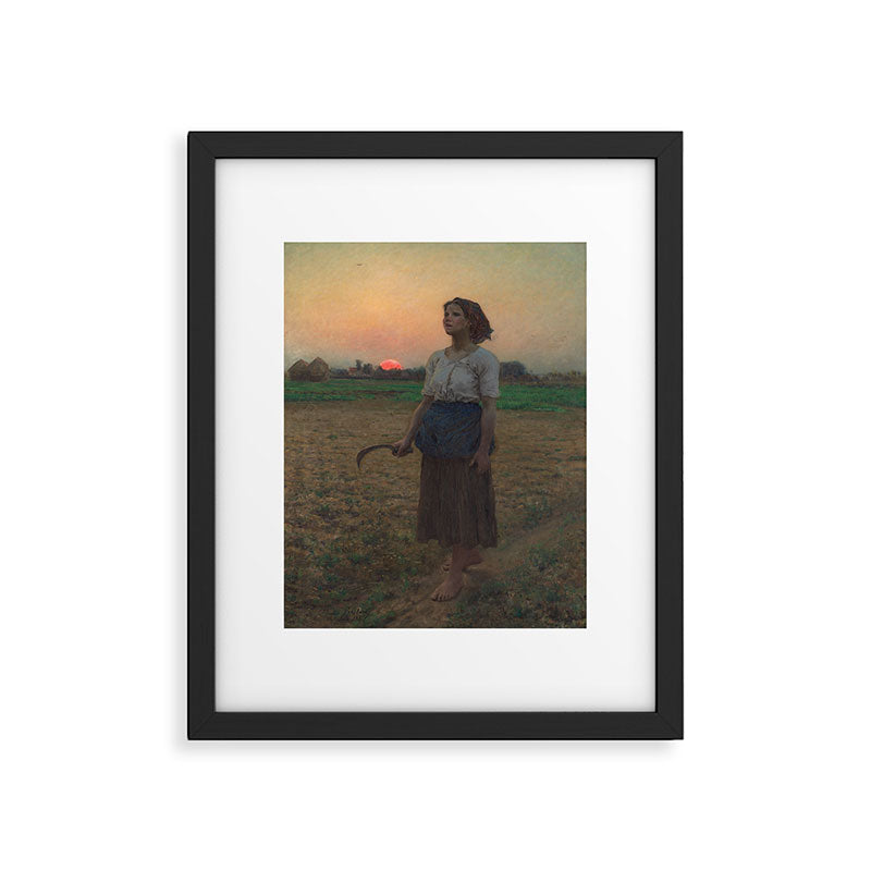 The Song of the Lark, Jules Adolphe Breton, 1884 Framed Art Print Gallery Image 4