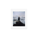 The wanderer above the sea of fog by Caspar David Friedrich Art Print Gallery Image 1