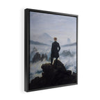 The wanderer above the sea of fog by Caspar David Friedrich Framed Canvas Print Gallery Image 2
