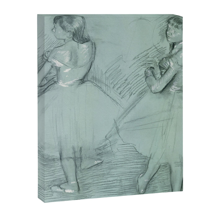 Two Dancers by Edgar Degas, 1879 Canvas Print Gallery Image 1