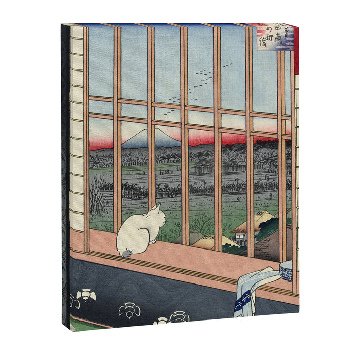 Utagawa Hiroshige Japanese Woodblock Cat Print Canvas Print Gallery Image 1