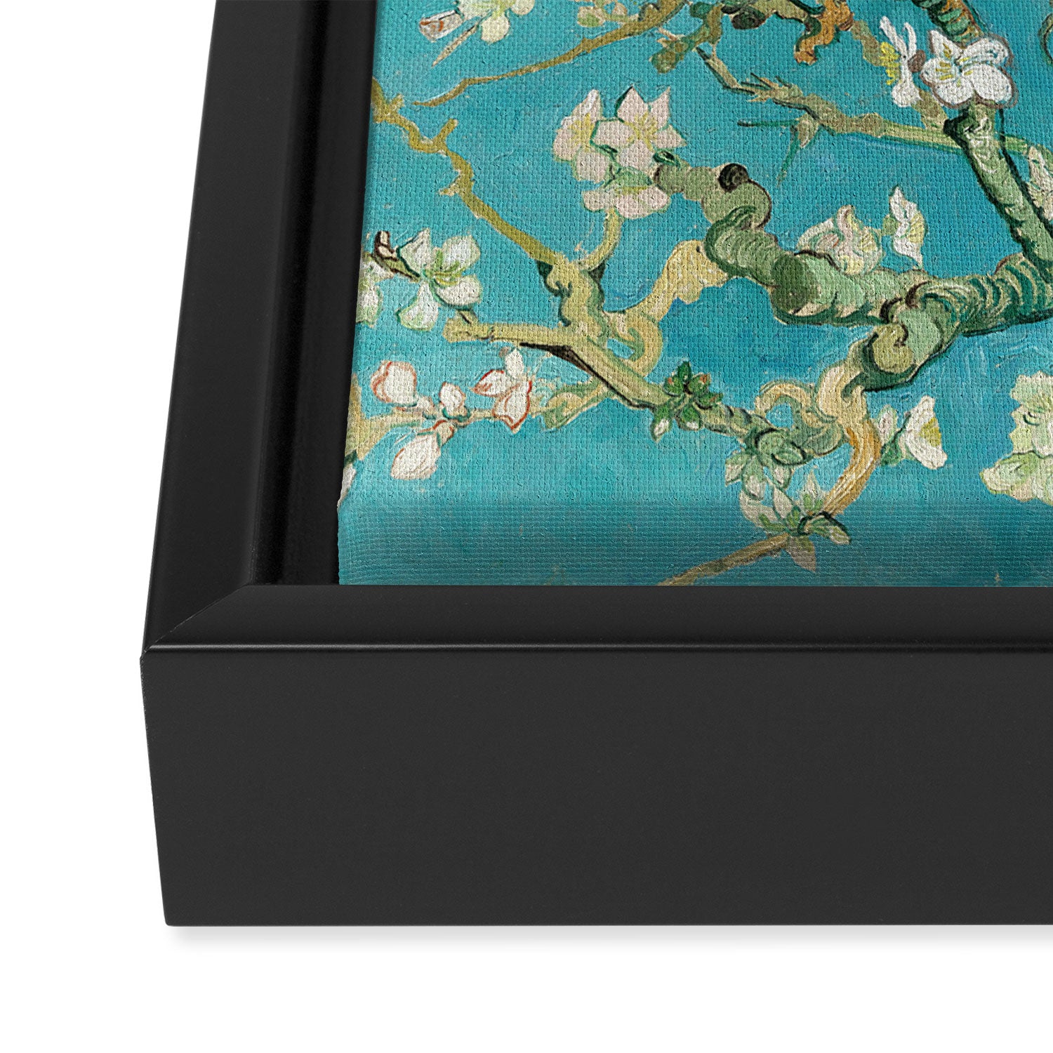 Van Gogh Almond Blossoms Painting Framed Canvas Print Gallery Image 3