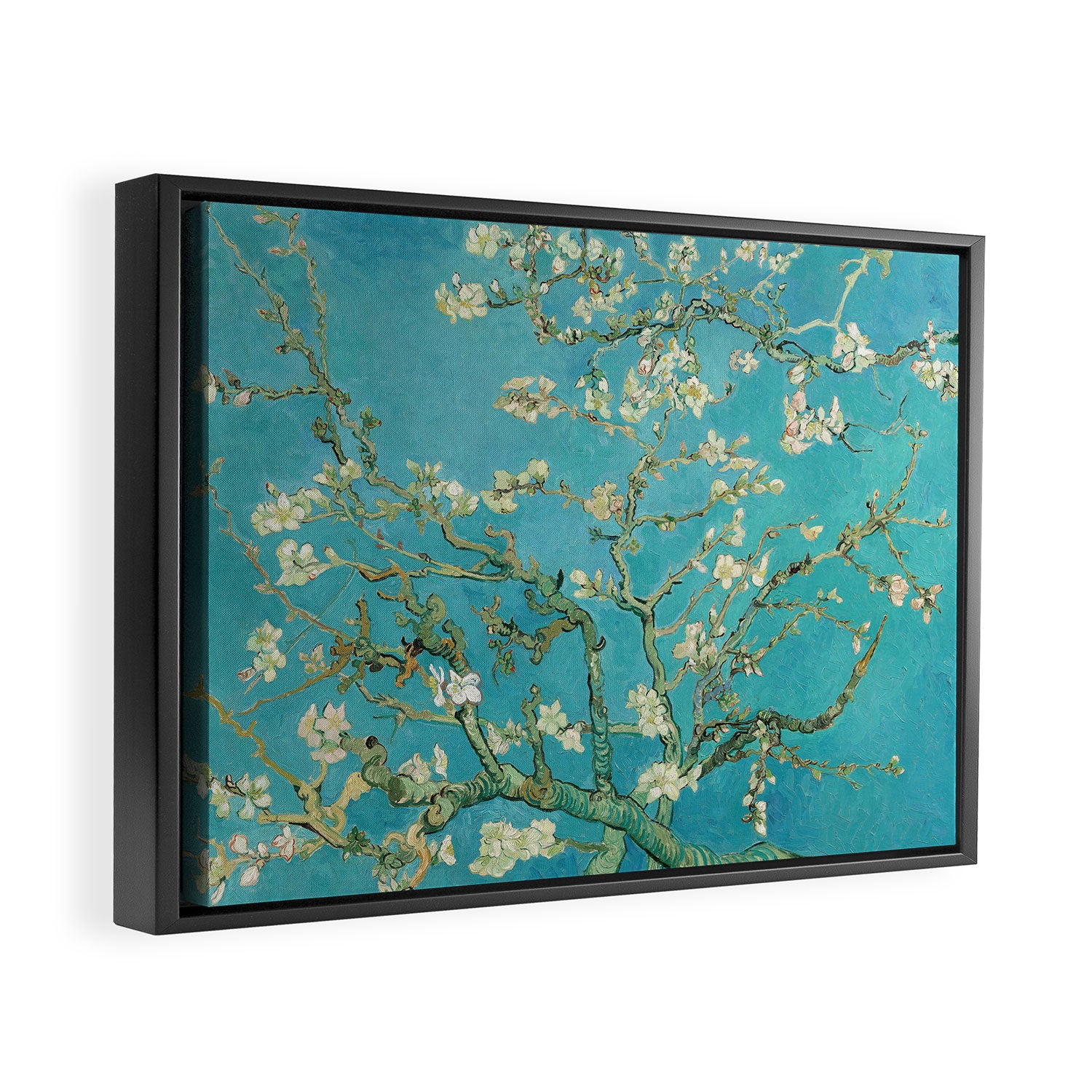 Van Gogh Almond Blossoms Painting Framed Canvas Print Gallery Image 2
