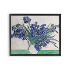 Van Gogh, Irises, 1888 Framed Canvas Print Gallery Image 12