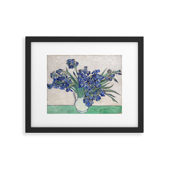 Van Gogh, Irises, 1888 Framed Art Print Gallery Image 1
