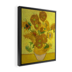 Van Gogh Sunflowers Framed Canvas Print Gallery Image 2