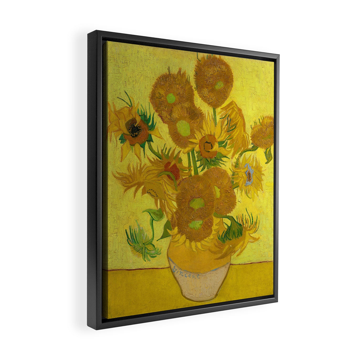 Van Gogh Sunflowers Framed Canvas Print Gallery Image 2