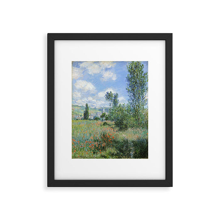 View of Vetheuil by Claude Monet, 1880 Framed Art Print Gallery Image 1