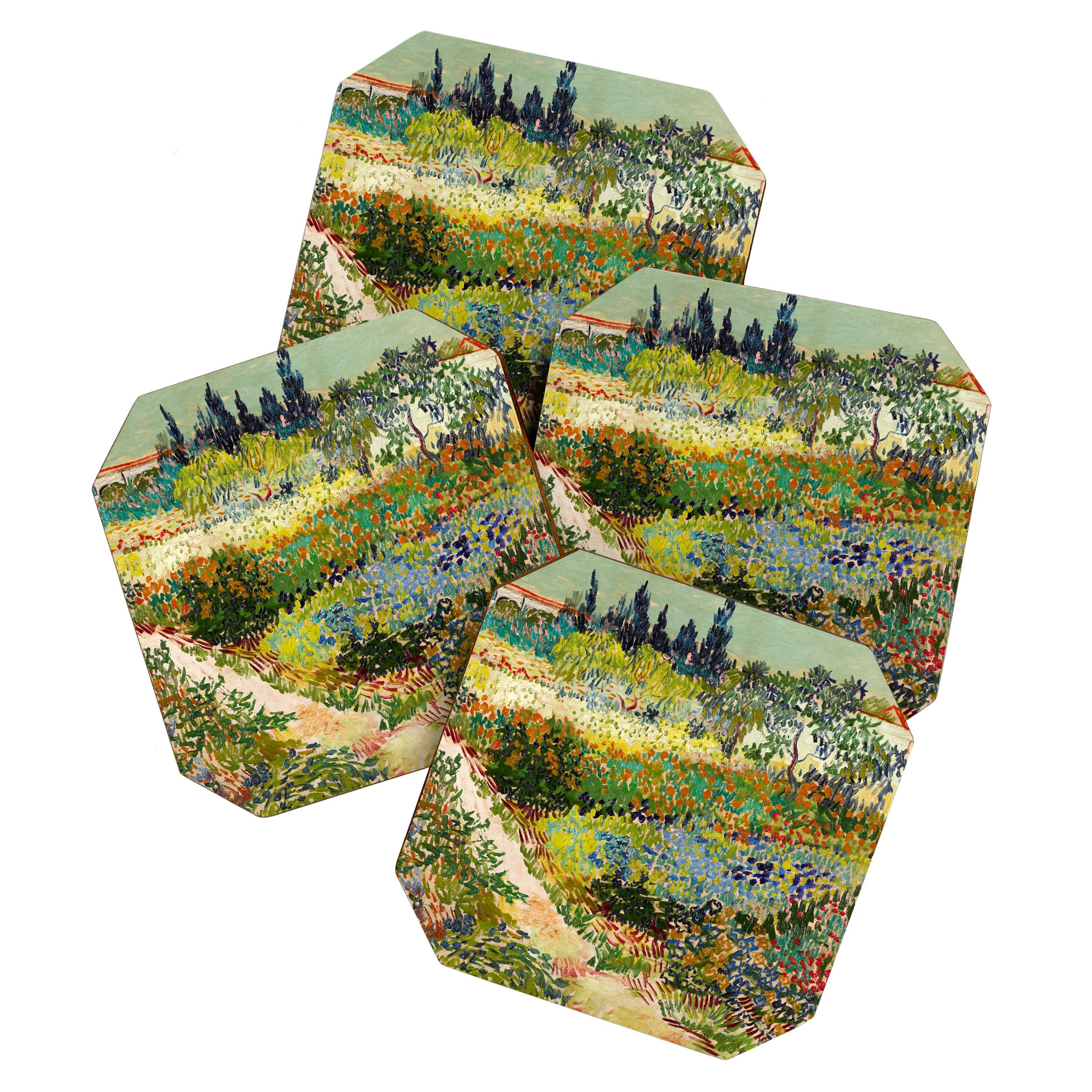 Vincent van Gogh - Garden at Arles Coaster Gallery Image 1