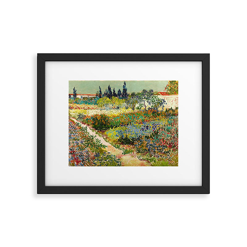 Vincent van Gogh - Garden at Arles Framed Art Print Gallery Image 6
