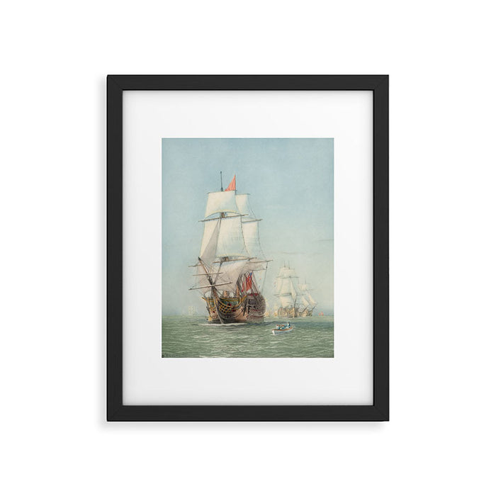 Vintage Ship Art Framed Art Print Gallery Image 1