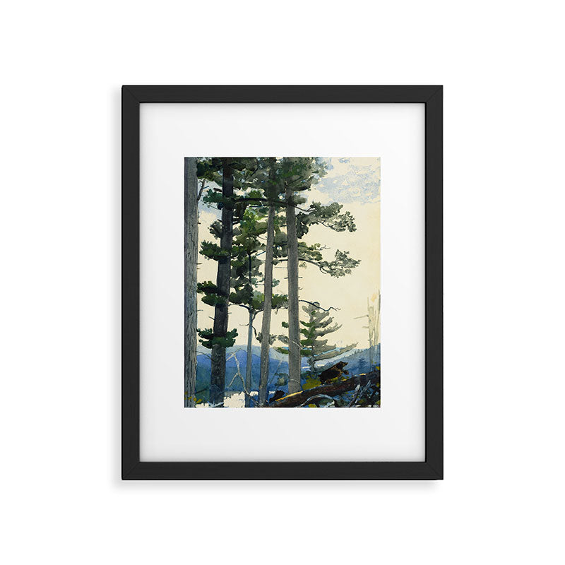 Winslow Homer - Old Settlers,1892 Framed Art Print Gallery Image 5
