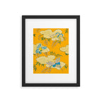 Butterflies on Flowers Vintage Japanese Botanical Print Framed Art Print Gallery Image 5
