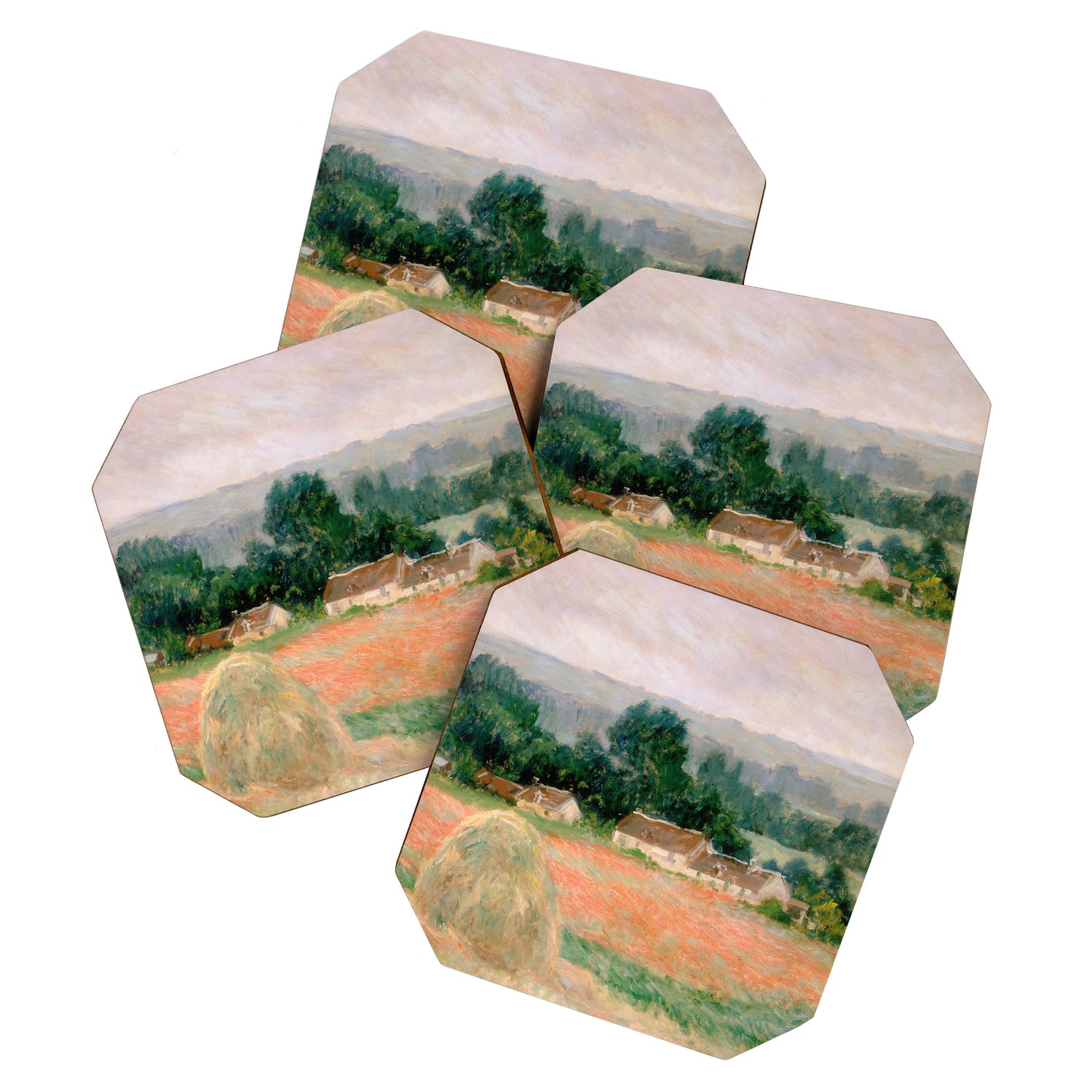 Haystack at Giverny by Claude Monet Coaster Gallery Image 1