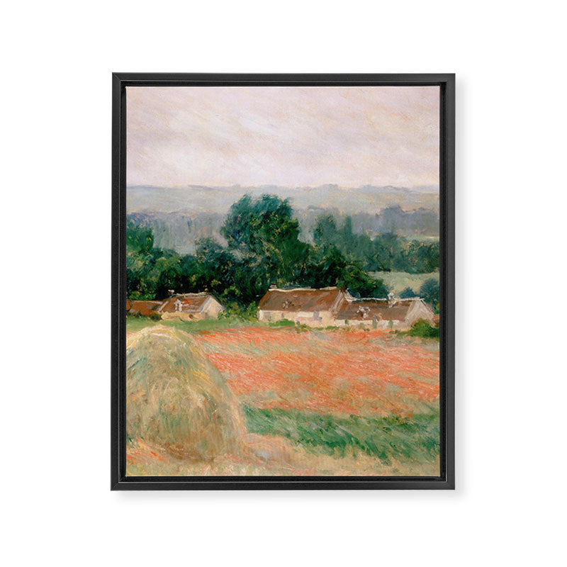 Haystack at Giverny by Claude Monet Framed Canvas Print Gallery Image 6