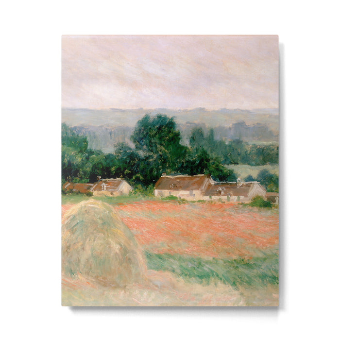 Haystack at Giverny by Claude Monet Metal Print Gallery Image 1