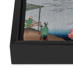 Inside Akiba Shrine Vintage Ukiyo-e Japanese Art Framed Canvas Print Gallery Image 3