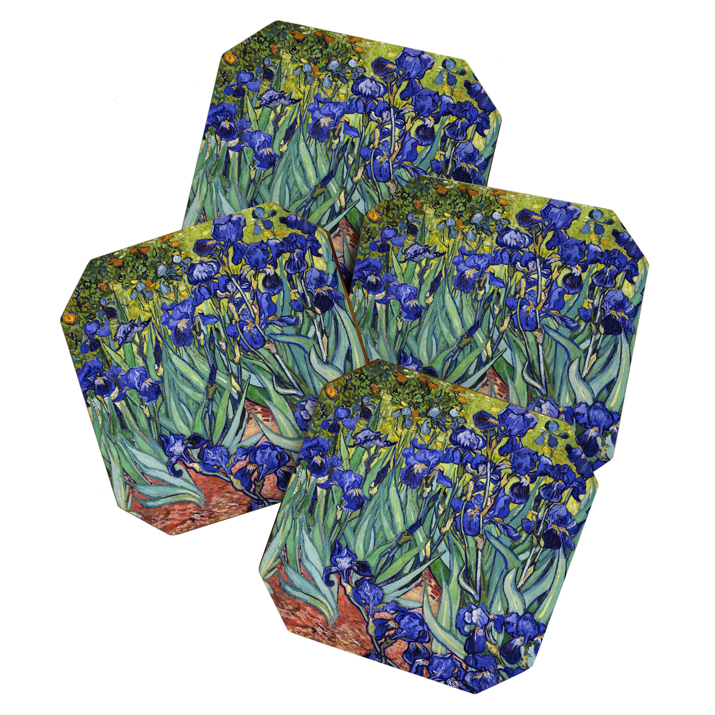 Irises by Vincent van Gogh Coaster Gallery Image 1