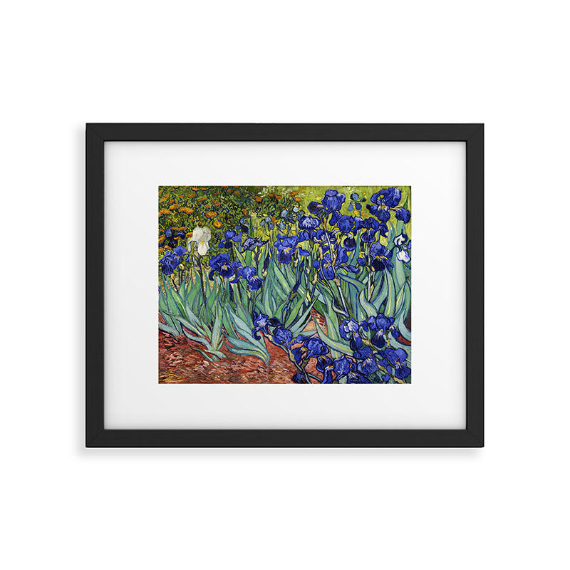 Irises by Vincent van Gogh Framed Art Print Gallery Image 6