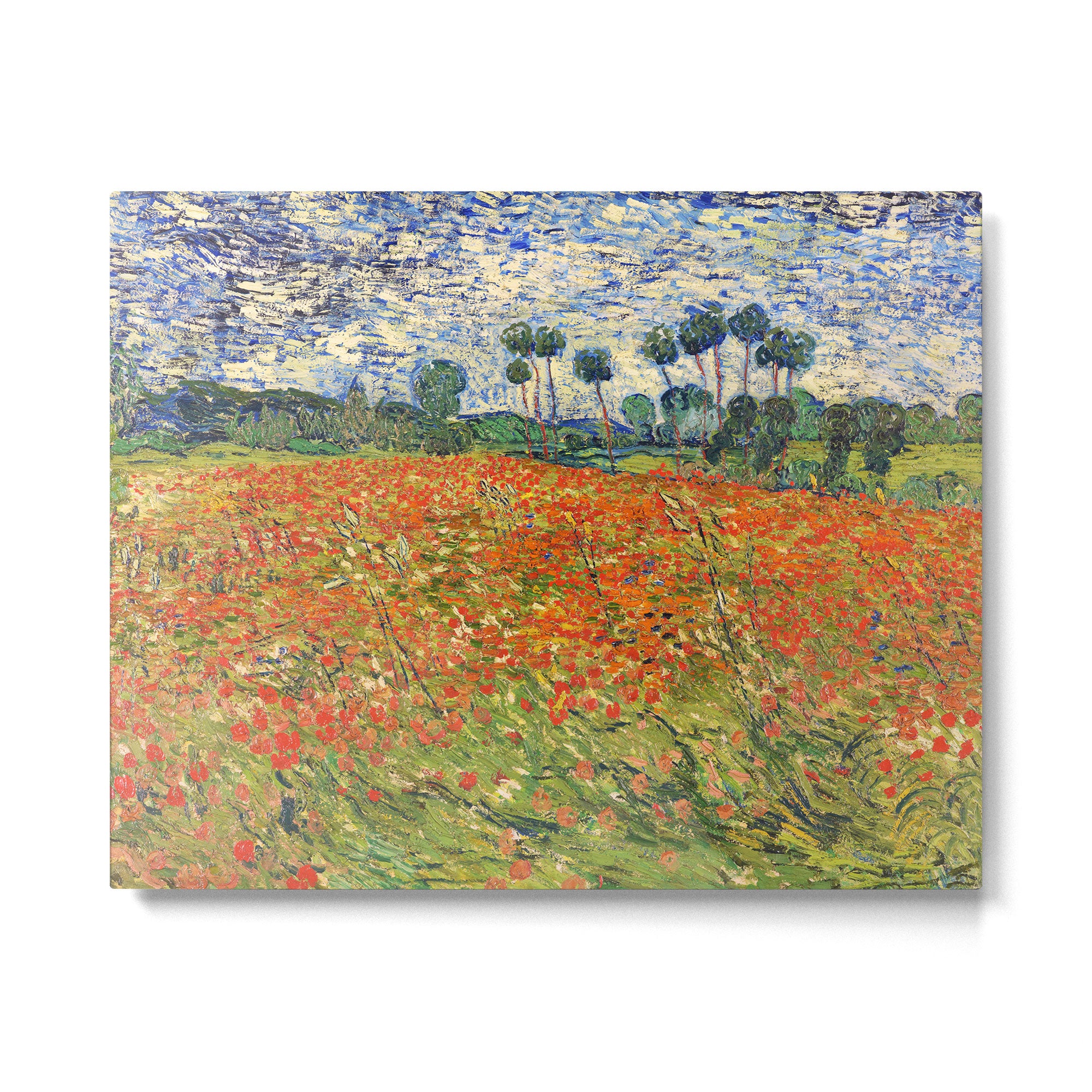 Poppy Field by Vincent van Gogh, 1890 painting Metal Print Gallery Image 6