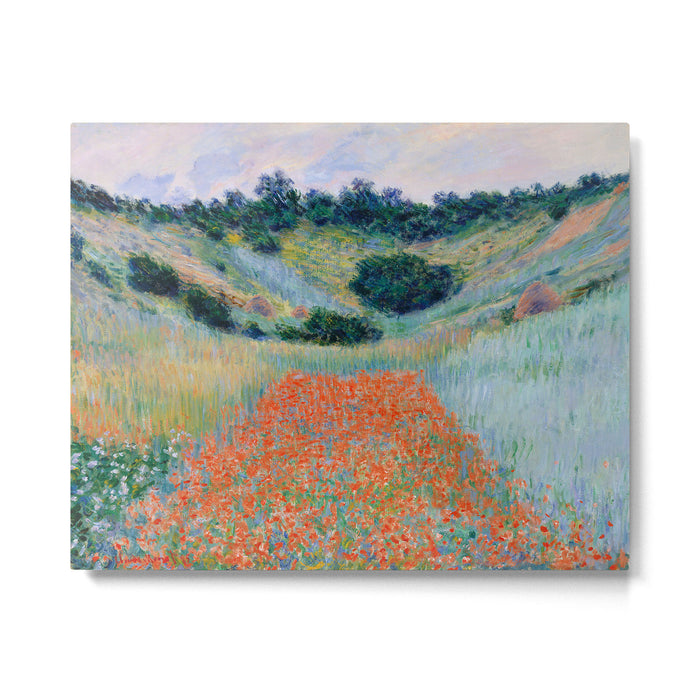 Poppy Field in a Hollow near Giverny Claude Monet Metal Print Gallery Image 1