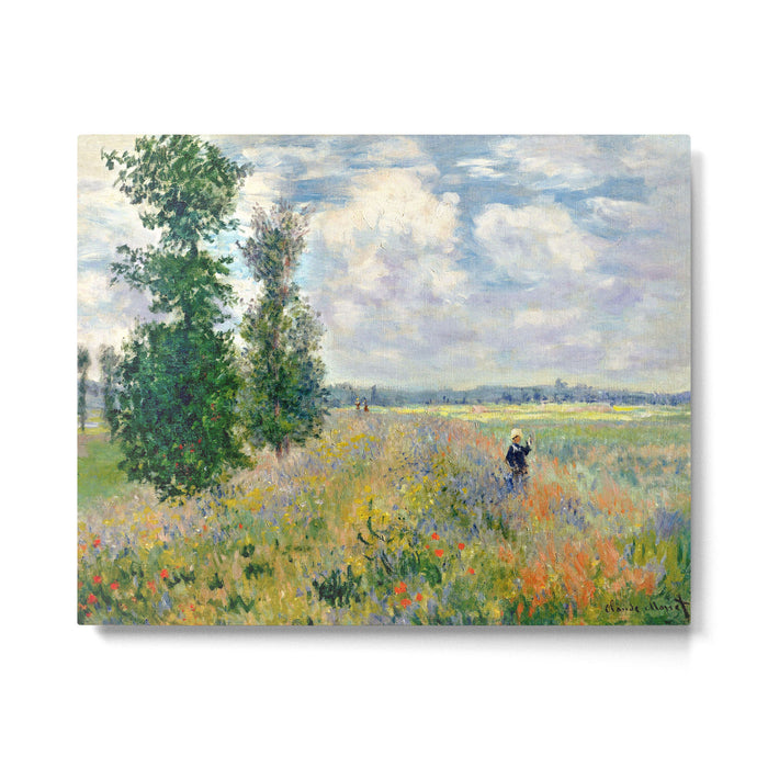 Poppy Fields near Argenteuil by Claude Monet Metal Print Gallery Image 1