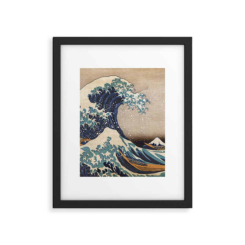 The Great Wave off Kanagawa Framed Art Print Gallery Image 5