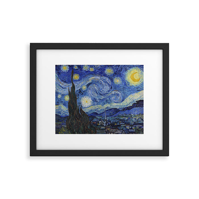 The Starry Night by Vincent van Gogh Framed Art Print Gallery Image 1