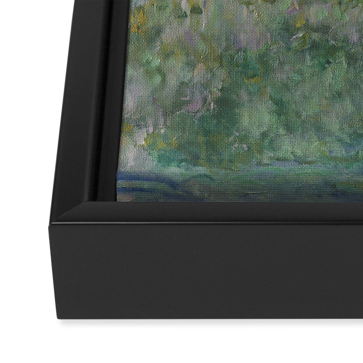 Water Lily Pond Claude Monet Framed Canvas Print Gallery Image 3