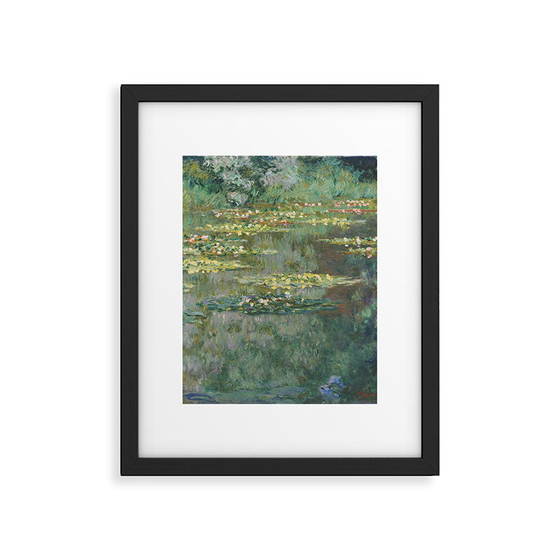 Water Lily Pond Claude Monet Framed Art Print Gallery Image 6