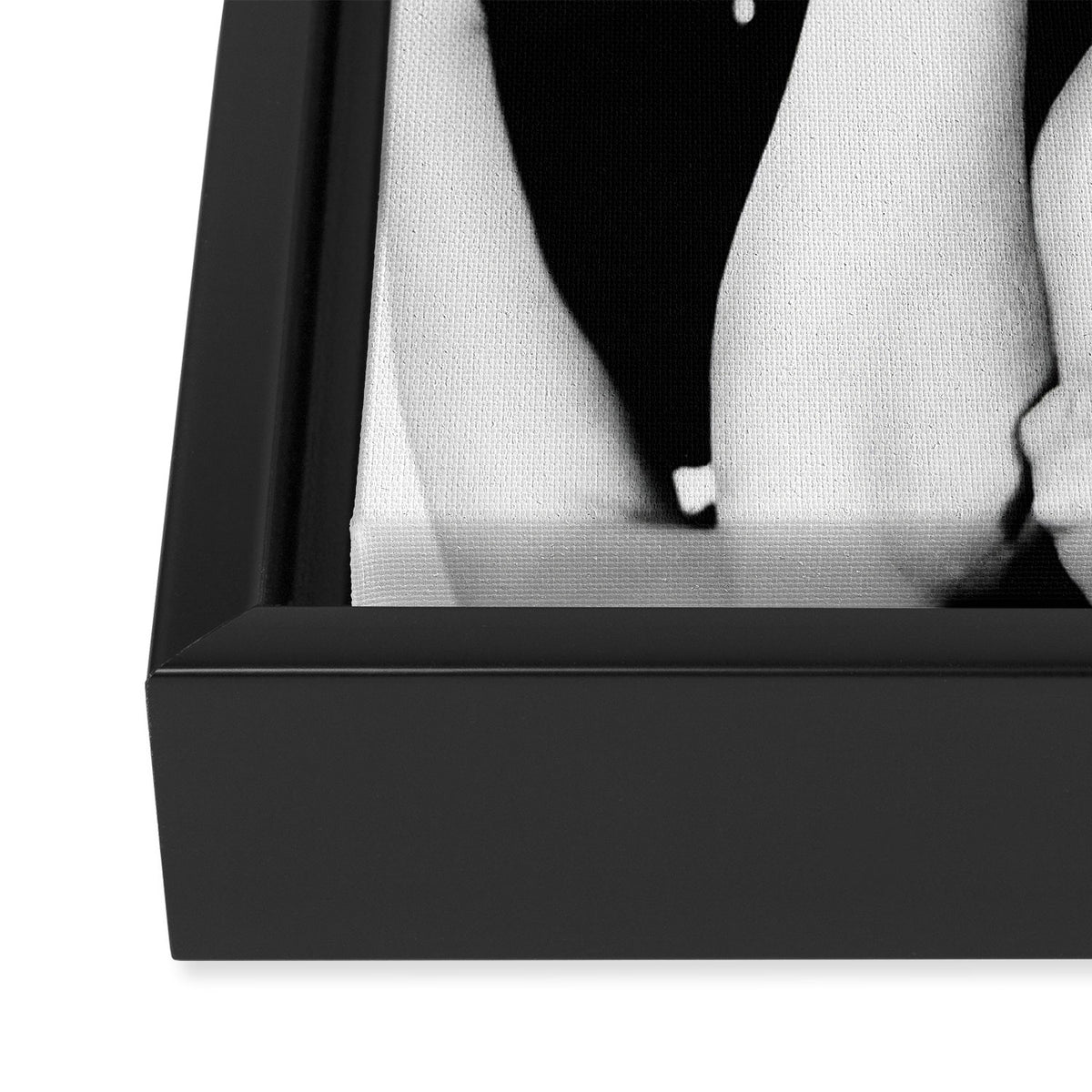 Audrey Hepburn Portrait, Black and White Vintage Art  Framed Canvas Print Gallery Image 3