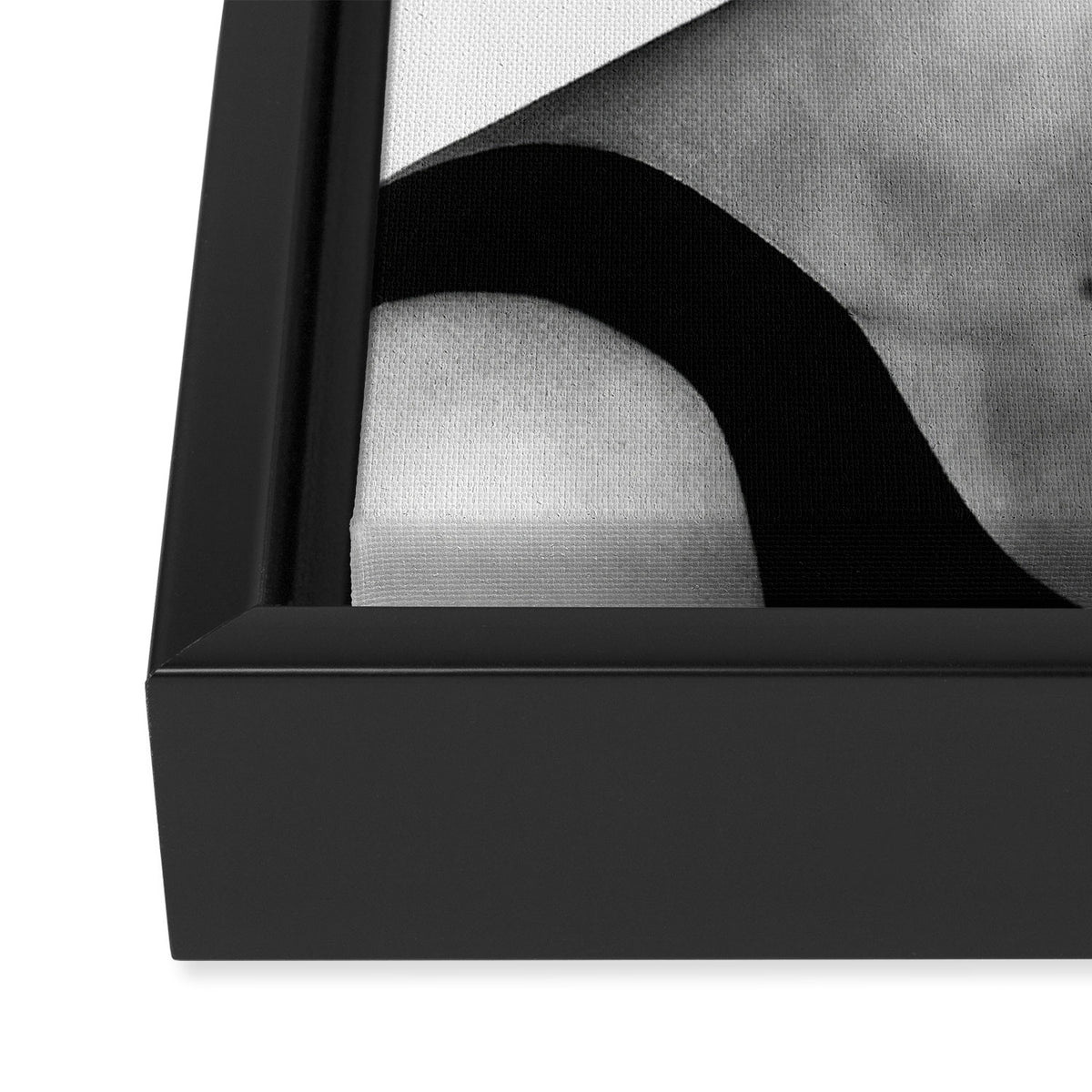 Audrey Hepburn Portrait, Black and White Vintage  Framed Canvas Print Gallery Image 3