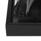 Brigitte Bardot in Black Hat Framed Canvas Print Gallery Image 3
