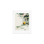 Frog in the swamp  - Vintage Japanese Woodblock Print Art Art Print Gallery Image 1