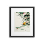 Frog in the swamp  - Vintage Japanese Woodblock Print Art Framed Art Print Gallery Image 5