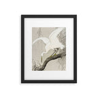 Heron sitting on a tree  - Vintage Japanese Woodblock Print Art Framed Art Print Gallery Image 5