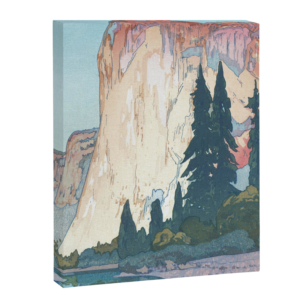 Hiroshi Yoshida, El Capitan Yosemite California United States Of America - Vintage Japanese Woodblock Print Art Canvas Print Gallery Image 6