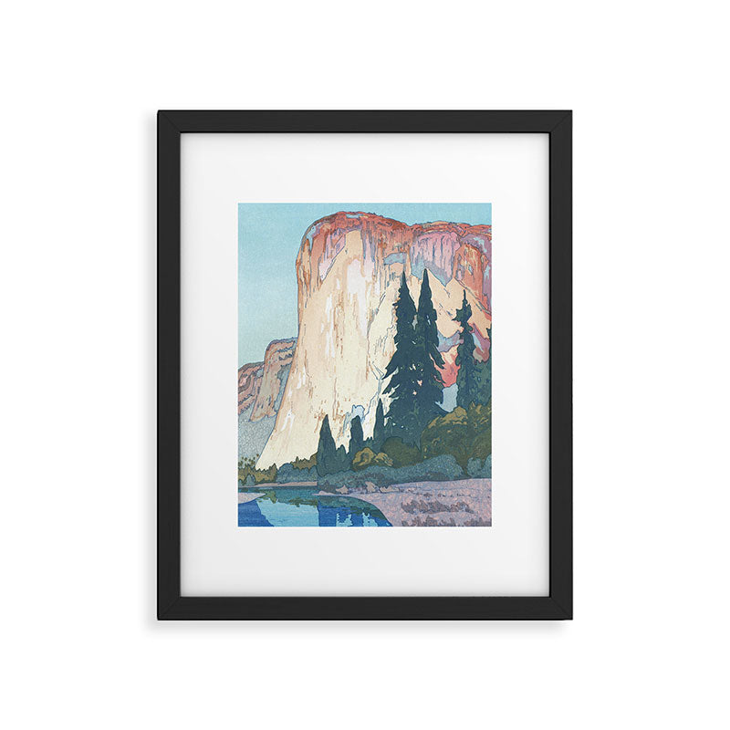 Hiroshi Yoshida, El Capitan Yosemite California United States Of America - Vintage Japanese Woodblock Print Art Framed Art Print Gallery Image 5