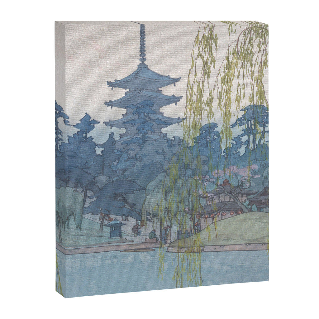 Hiroshi Yoshida, Sarusawa Pond, Nara - Vintage Japanese Woodblock Print Art Canvas Print Gallery Image 6
