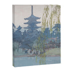 Hiroshi Yoshida, Sarusawa Pond, Nara - Vintage Japanese Woodblock Print Art Canvas Print Gallery Image 6