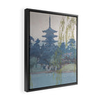 Hiroshi Yoshida, Sarusawa Pond, Nara - Vintage Japanese Woodblock Print Art Framed Canvas Print Gallery Image 2