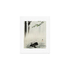 Ohara Koson, Bird And Waterfall -Vintage Japanese Woodblock Print  Art Print Gallery Image 1