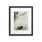 Ohara Koson, Bird And Waterfall -Vintage Japanese Woodblock Print  Framed Art Print Gallery Image 5