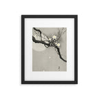 Ohara Koson, Blossoming Tree And Full Moon - Vintage Japanese Woodblock Print Framed Art Print Gallery Image 5