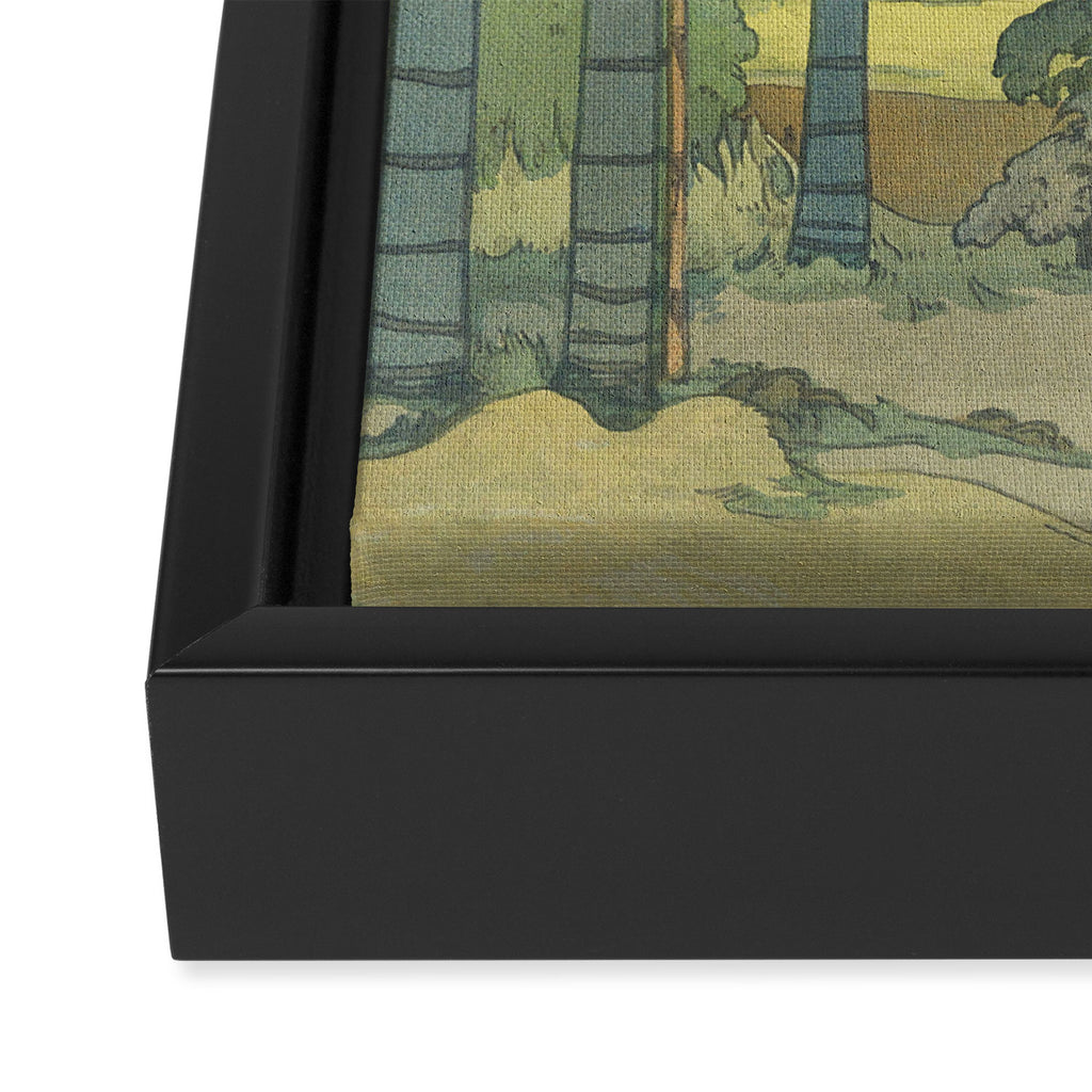 Yoshida Hiroshi, Bamboo Grove - Vintage Japanese Woodblock Print Art Framed Canvas Print Gallery Image 3