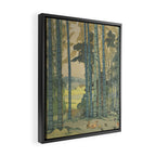 Yoshida Hiroshi, Bamboo Grove - Vintage Japanese Woodblock Print Art Framed Canvas Print Gallery Image 2