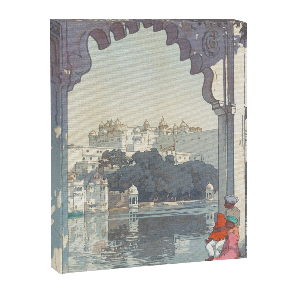 Yoshida Hiroshi, City Palace Udaipur - Vintage Japanese Woodblock Print Art Canvas Print Gallery Image 6