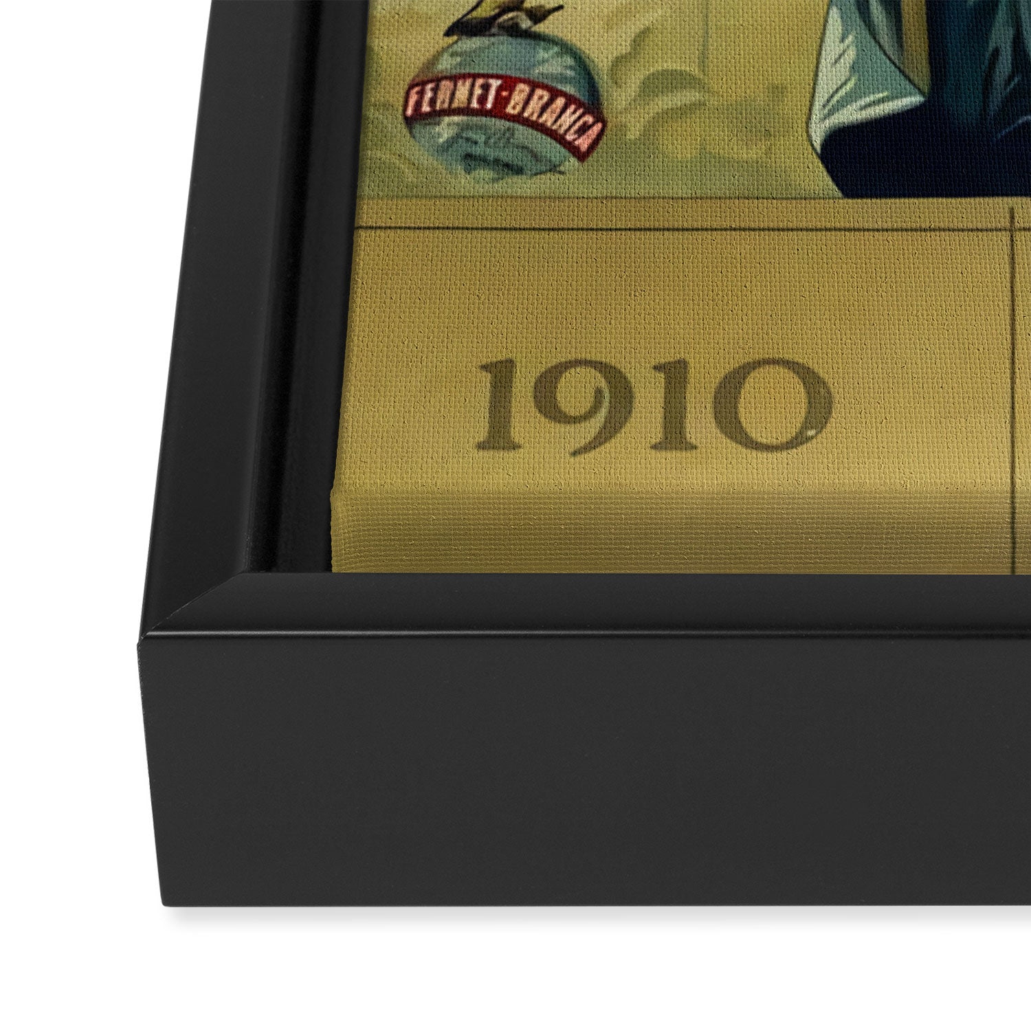 1910 Fernet Branca Liqueur Aperitif Advertisement Framed Canvas Print Gallery Image 3