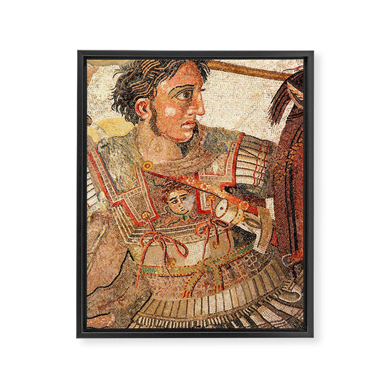 Battle Of Issus Mosaic Alexander The Great Framed Canvas Print Gallery Image 3